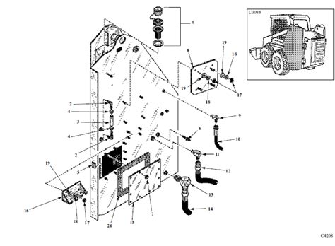 thomas skid steer parts